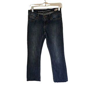 Buffalo Jeans Size 6 Petite Blue‎ Boot Cut Dark wash